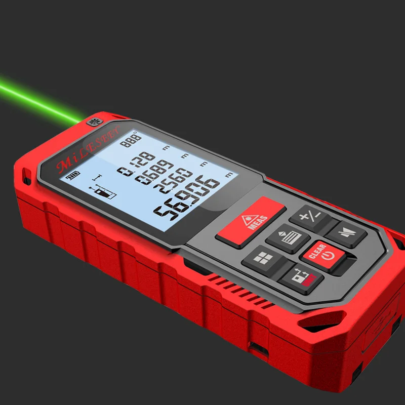 Mileseey S2/S8G Green Laser Rangefinder Digital Laser Distance Meter Laser Tape Measure Diastimeter Tool