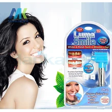 2pc Luma Smile Teeth Whitening Burnisher Polisher Whitener Stain Remover Health Care White Without Battery