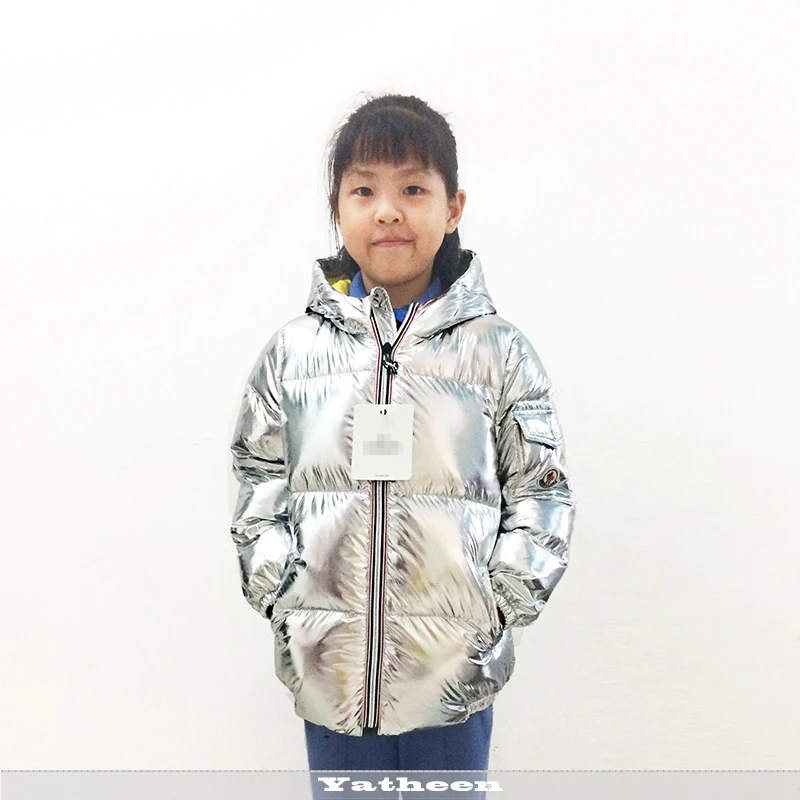 

Yatheen Kids Down Jacket 4T-12T 90% White Goose Down Feather Dresses Winter Casual Down Dress For Both Girls And Boys