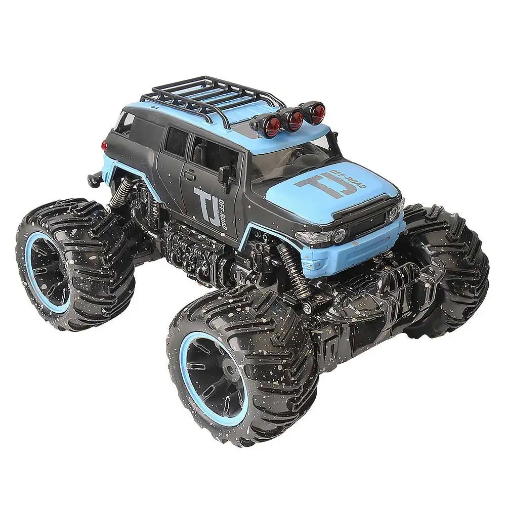 GizmoVine RC автомобилей 2,4 ГГц 1/16 RC байк 2 колеса Рок Гусеничный ралли Bigfoot автомобилей Off- внедорожник дистанционного управления автомобилем - Цвет: Синий