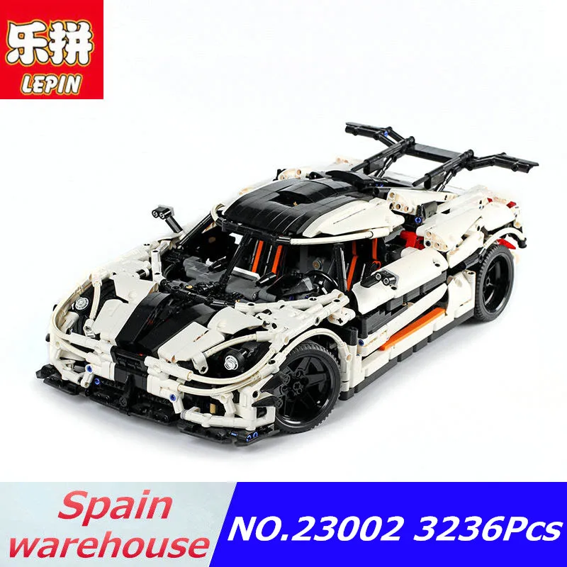 

Building Blocks Kits 23002 23006 Super Racing Car Legoing Technic Car MOC 4789 Toys For Children Gift Bricks Ship From Spain