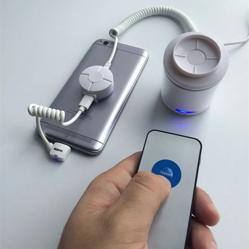 cell phone security anti theft display stand with alarm and charging