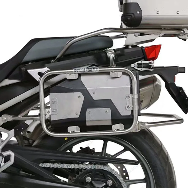 

Plastic + stainless steel 5 liters side Box Bracket Capacity of Box Toolbox Suitable for BMW F750GS F850GS 2018-2019