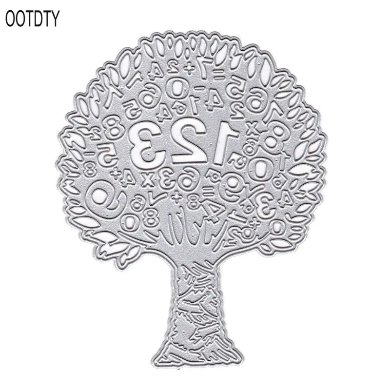 

Tree Metal Cutting Dies Stencil DIY Scrapbooking Album Stamp Paper Card Embossing Crafts Decor OOTDTY