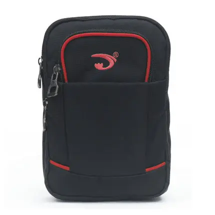 7,9 дюймов Большой Ёмкость Талия пакеты Для мужчин мульти-функциональный Поясные сумки дорожный футляр поясные сумки - Цвет: Red