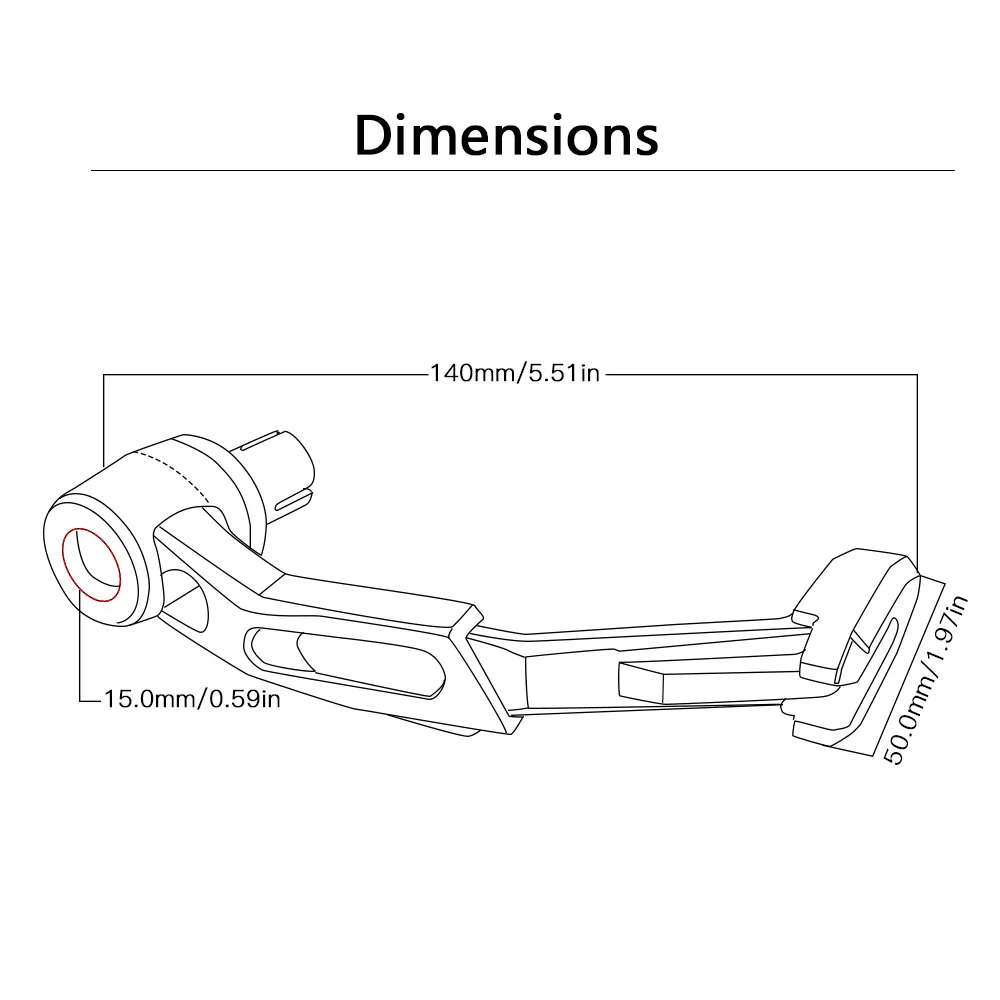 Рычаги тормозной муфты для мотоцикла 7/8 дюйма Kawasaki ninja 400r ninja400r 650r er6f er6n er6