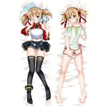 

New Japanese Cool Anime Pillowcase Sword Art Online Sexy Throw Otaku Dakimakura Gift Bedding Hugging Body Pillow Case 150x50 CM