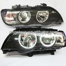 For BMW X5 E53 LED Angel Eyes Head Lamp 1999-2003 year