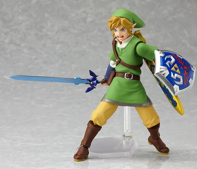 Экшн фигурка Legend of Zelda Figma Link 1 шт. 14 см идеально подходит для коллекции Nintendo 3DS