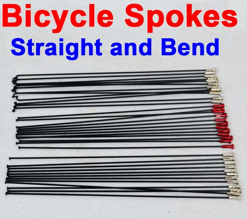 Buy Mountain Road Bike Steel 45 14G/2.0mm bend Spokes Black Colour High
