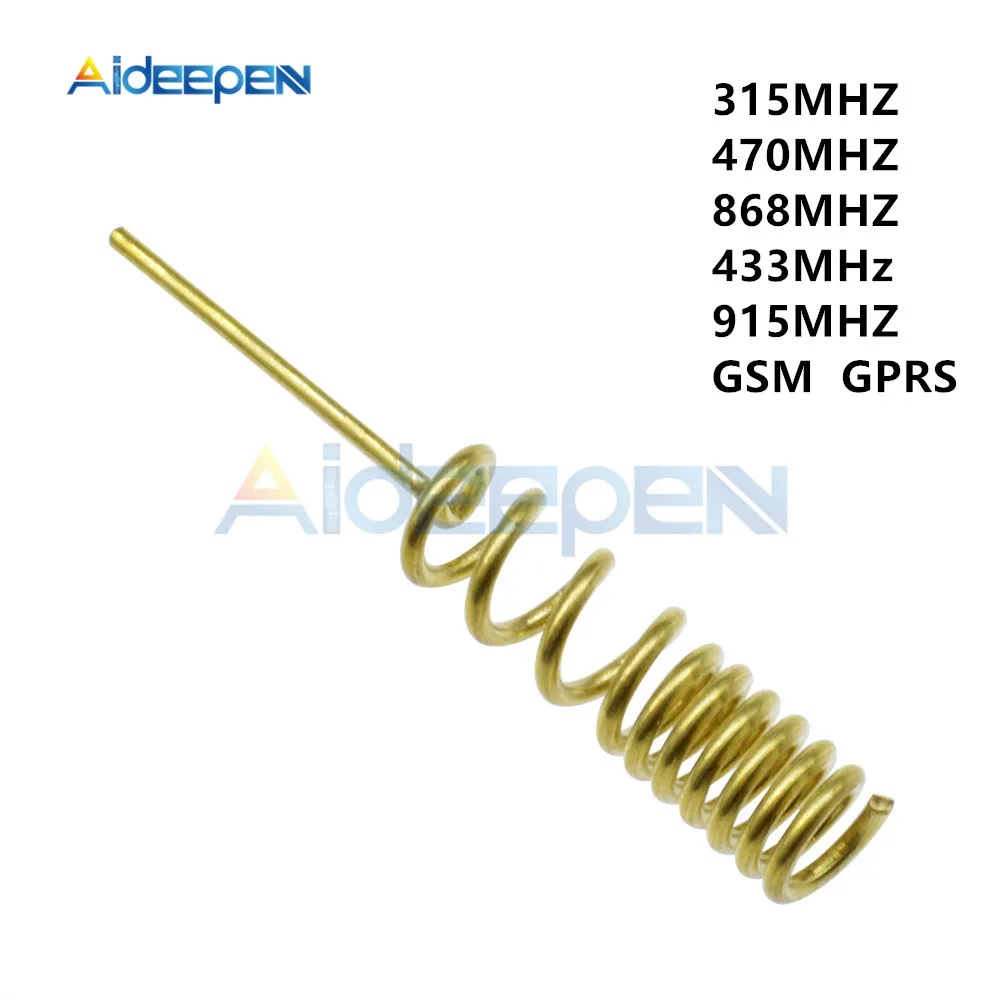 10 шт./лот 315 МГц 470 868 433 915 GSM GPRS 2.2dBi спиральная антенна для пульта дистанционного
