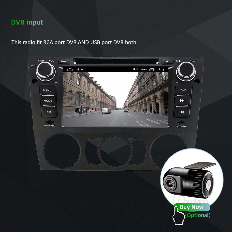 Cheap Android 9.0 4G RAM 64G ROM Car GPS receiver For BMW 3 series E90 E91 E92 E93 GPS RADIO stereo navigation head unit audio dvd 29