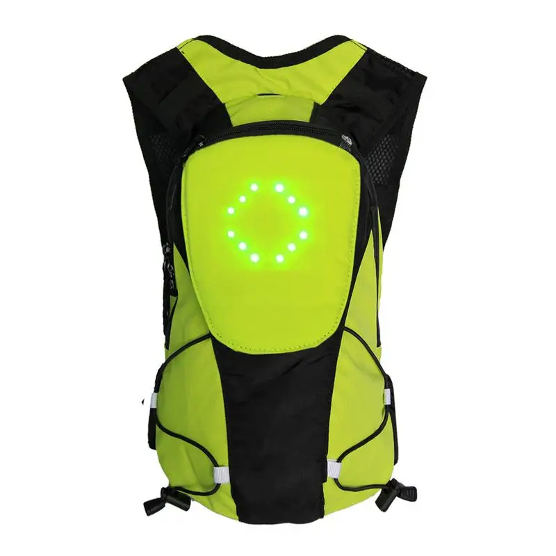 Best 2018 Brand New Wireless Remote Control Warning LED Light Turn Signal Light Backpack Safety Bicycle Warning Guiding Riding Bag 1