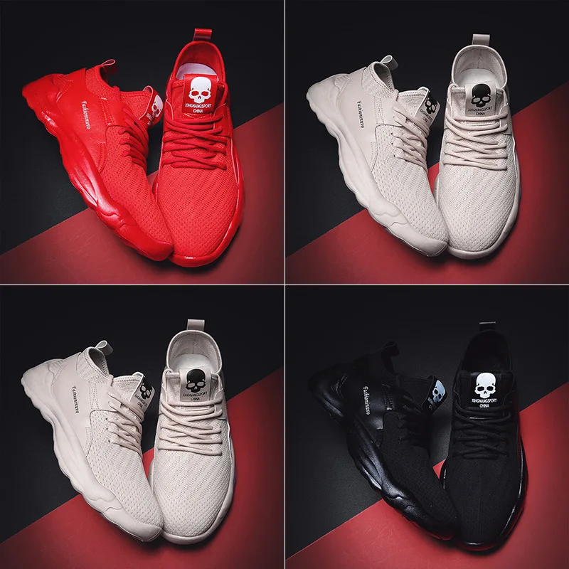 

JUNSRM High Quality Running men Shoes for Women Fitness GYM Outdoor Sport Shoes Female 2019 Summer Air Mesh Women's Sneakers