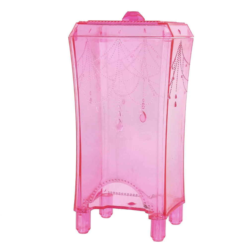 Cotton Pad Box With Lid Cotton Swabs Lipstick Desktop Finishing Storage
