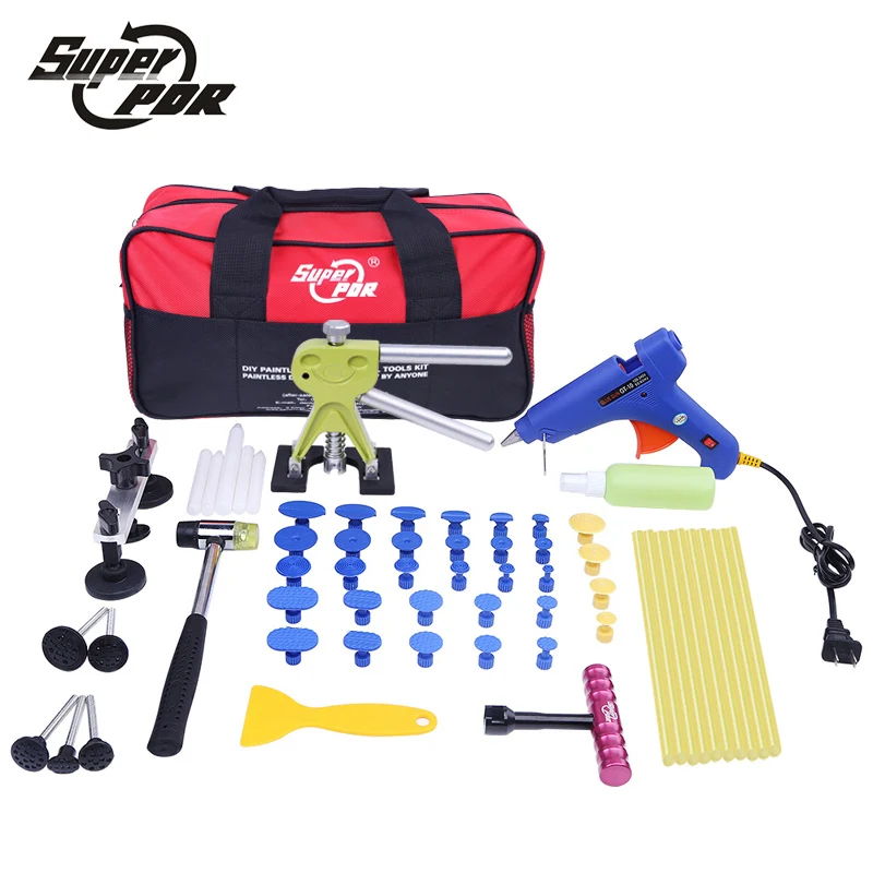 

best dent removal kit Dent Puller 220v Glue Gun Pulling Bridge rubber hammer Car Paintless Dent Repair Tools