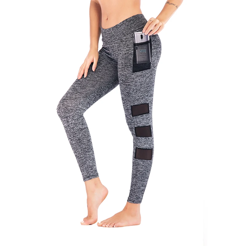 

Diwish Sport Leggings Women 2019 Mesh Patchwork Yoga Pants with Pockets Comfortable Women Tights Fitness Gym Women Sports Wear
