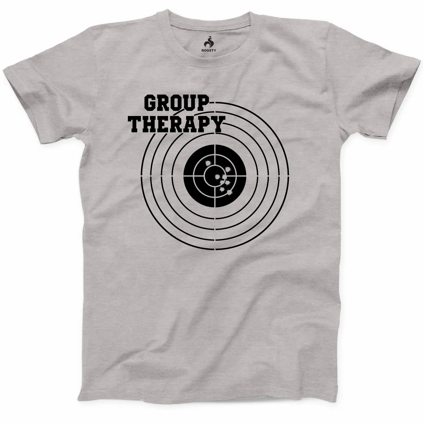 

Group Therapy Shooting T Shirt Funny Gun Laws Rights American 2nd Amendment Tee