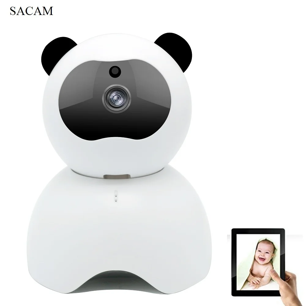 Беспроводной видео детский монитор камера видеонаблюдения с аудио WiFi IP удаленный домашний мониторинг HD 1080 P камера панорамирование наклона для iPhone Samsu