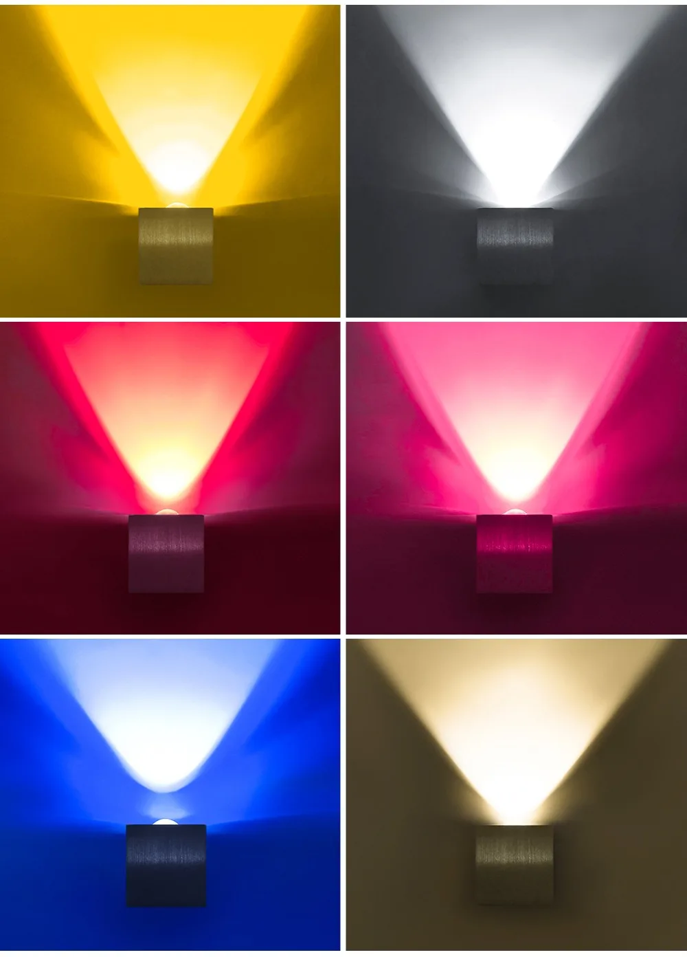 JJD LED Lampa ścienna Nowoczesna sconce schody oprawy oświetleniowej salon sypialnia łóżko łóżkowy oświetlenie wewnętrzne Strona główna korytarz Loft Silver -