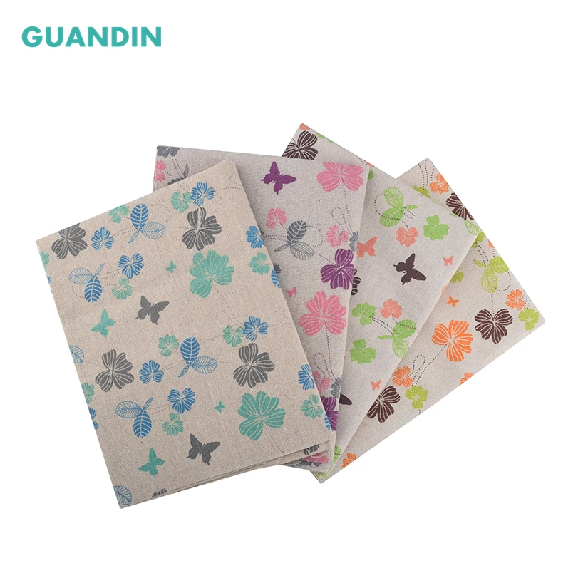 kitten Pattern Printing Cloth Cotton Linen Fabric Sewing curtain//table cloth DIY