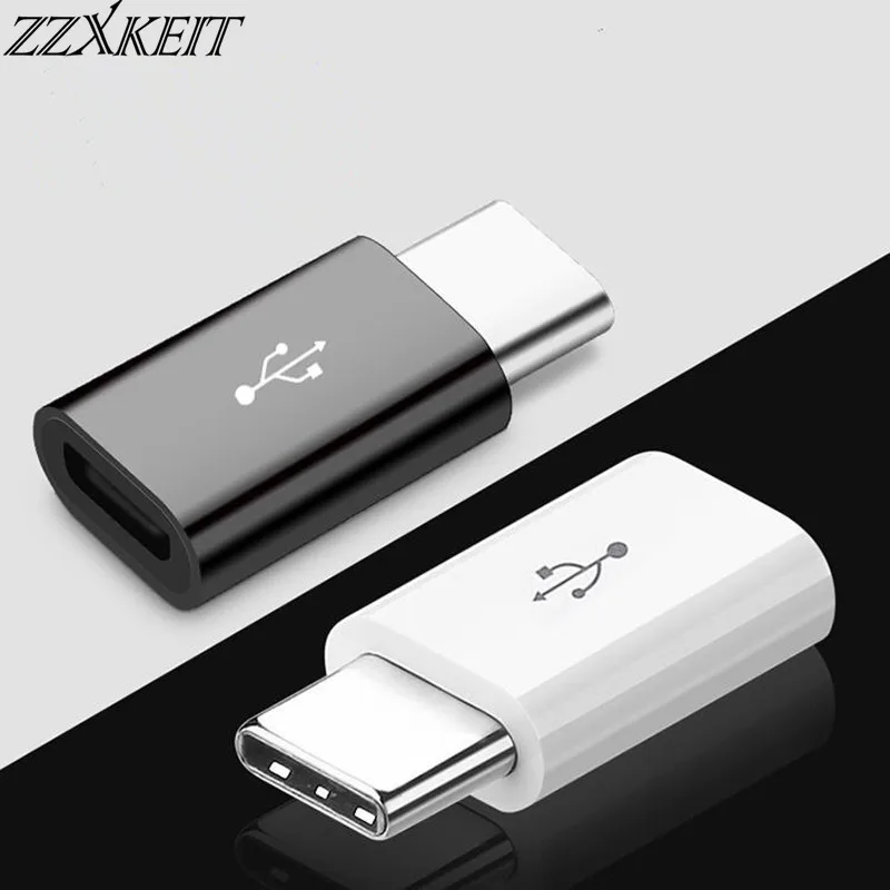4Pcs/lot USB 3.1 Type C Male to Micro USB Female Converter USB-C Adapter Converter