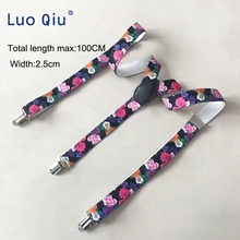 Модные мужские и женские унисекс подтяжки с клипсами эластичные y-образные регулируемые разноцветные подтяжки