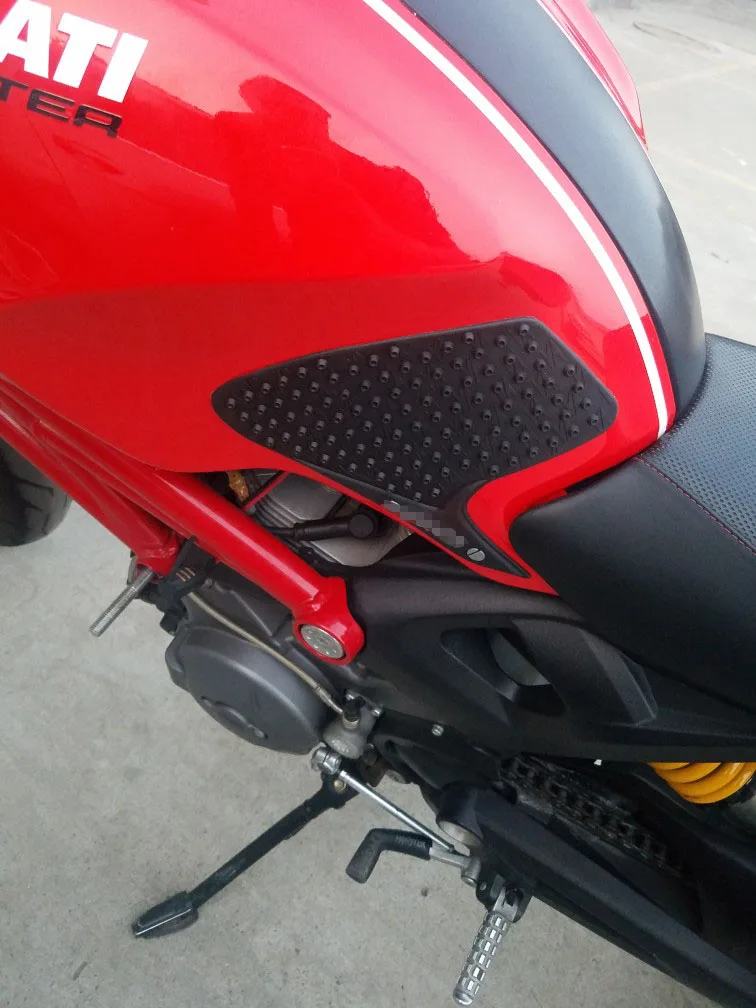 Для поездок на мотоцикле DUCATI Monster 696 796 795 821 1100 1100 S бак мотоцикла Pad Protector Стикеры наклейка газа Колено Ручка Танк Тяговые Pad Сторона