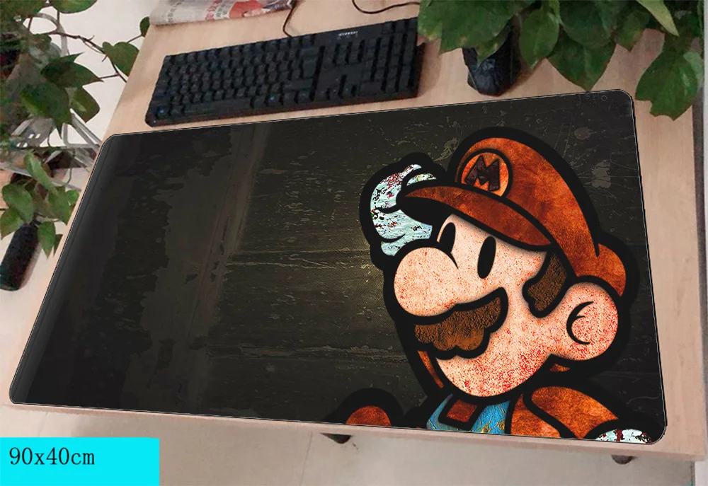 mario mouse pad gamer 900x400mm notbook mouse mat gel large gaming