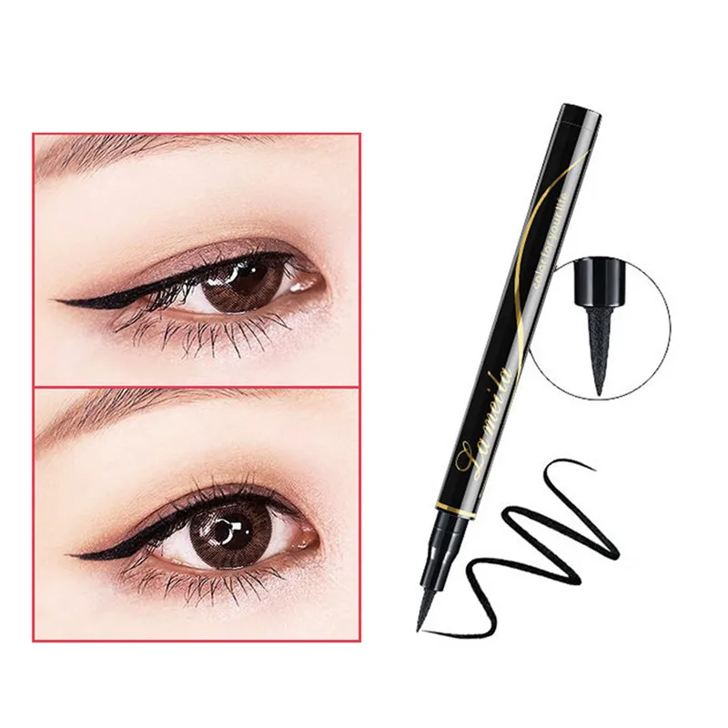 

Eyeliner Pen Durable Long-lasting Waterproof and Sweat-proof Is Not Blooming Big Eyes Fixed Makeup Beginner Soft Eyeliner Makeup