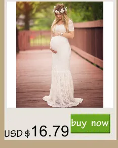 7 Colors Maternity Photography Props Fancy Long Photography  Dresses For Pregnant Women Maternity Dress For Photo Shoot PO7