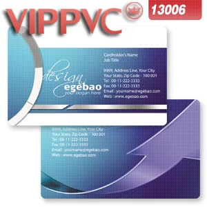

a13006 create a card template for design PVC name cards only