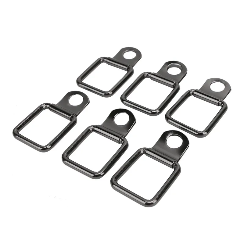 Tie-down D-ringsTrunk & Cargo Net Cover , organizer Set Ring-pull  Compatible With Factory Tiedown Fit For Jeep Wrangler JK 2007-2018 (16)
