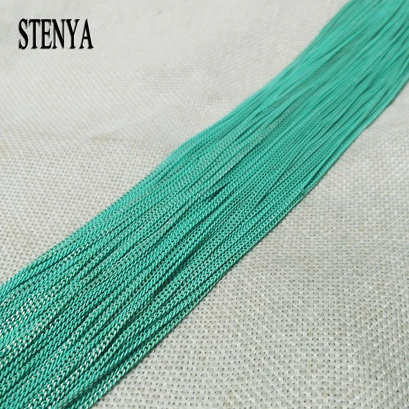 5 meter sprey paint chains tiny Links linked-Opened Chain tassels necklace earrings lariat charms Cable Findings material | Украшения и