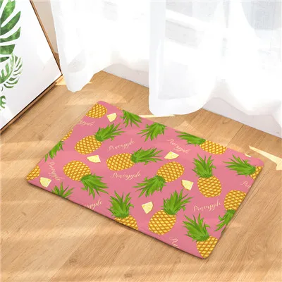 Cross-border law Laiwu 3d printing carpet pineapple bedroom home living room carpet cartoon printing mats mats custom - Цвет: 16