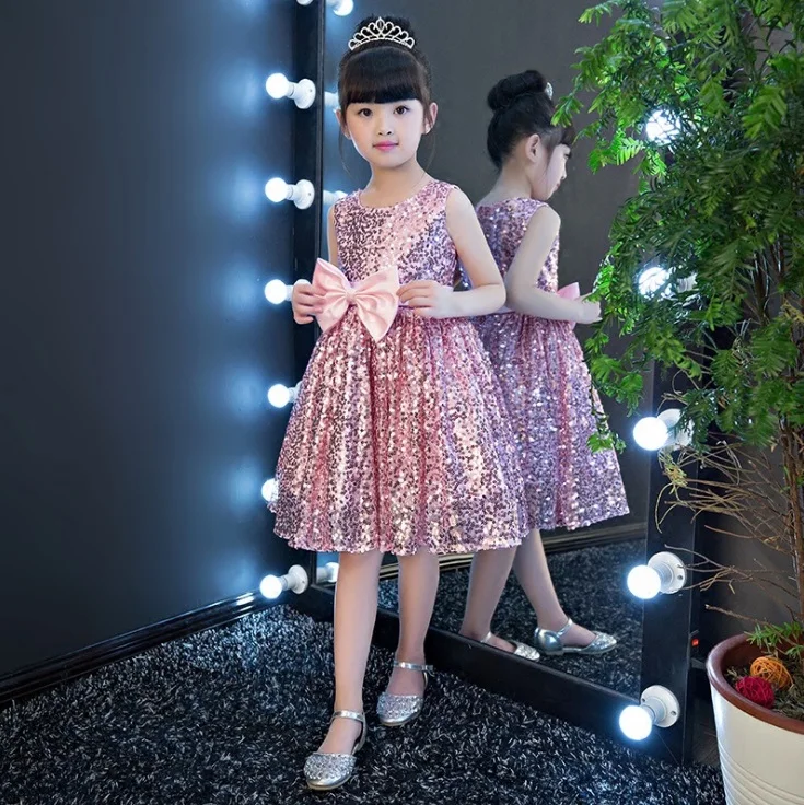 Для девочек на день рождения принцессы с цветочным узором для девочек Танцы фортепиано костюм праздничное платье