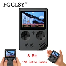 FGCLSY игровая консоль 8 бит ретро мини карманный портативный игровой плеер встроенный 168 классические игры ностальгическая игровая консоль