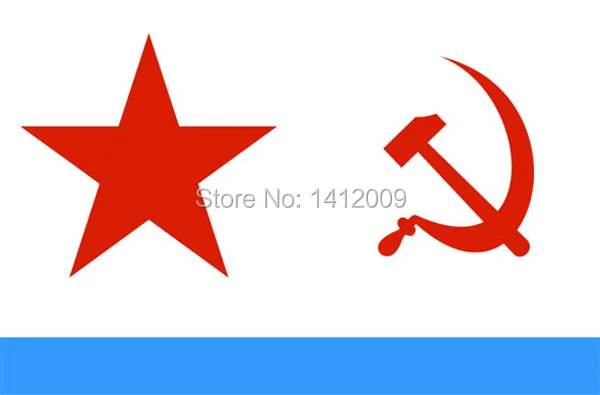 Флаг советского флота СССР 3x5 футов 90x150 см 100% полиэстер флаги и баннеры для Дня