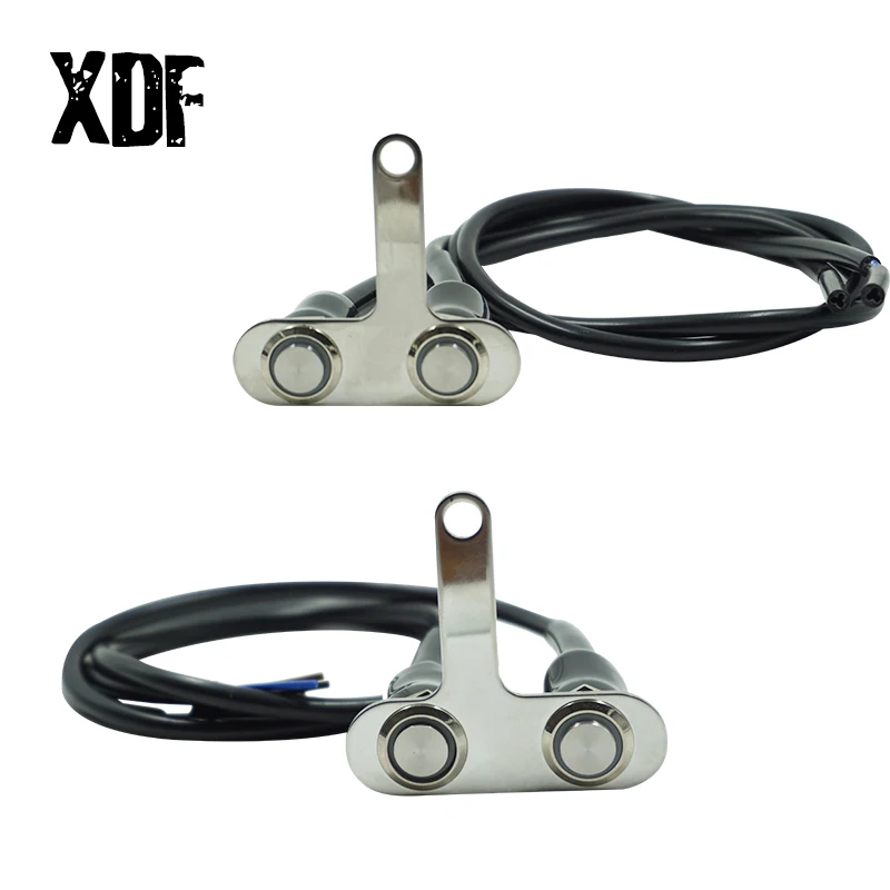 12V LED переключатель мотоцикла ВКЛ ВЫКЛ руль регулируемый крепление