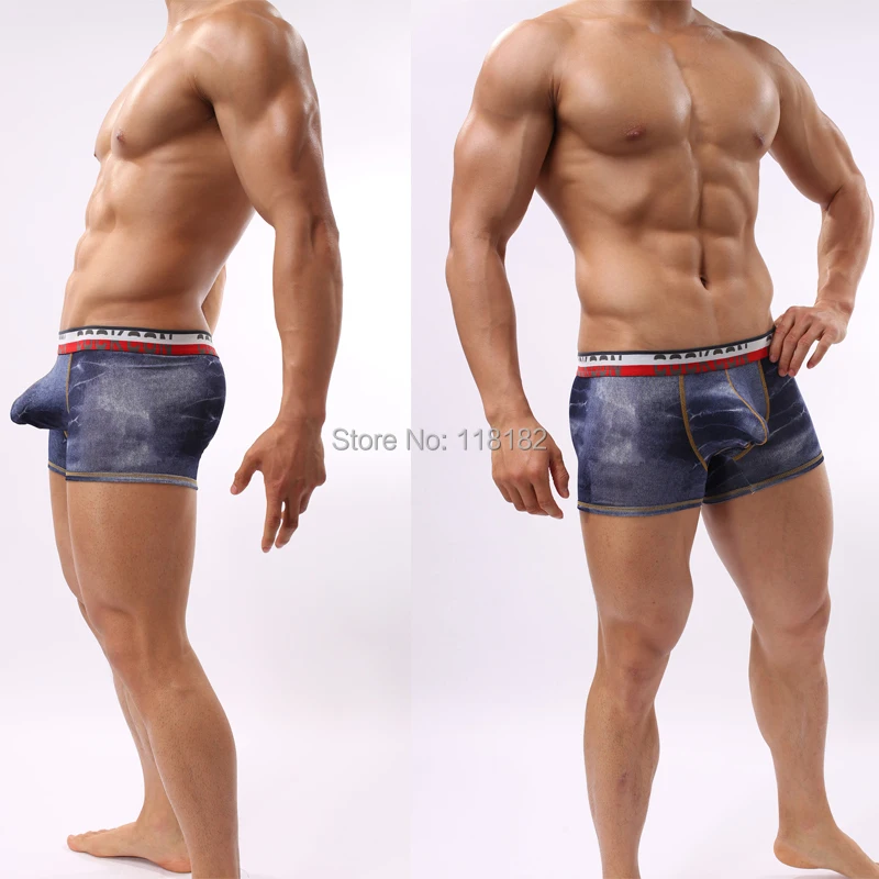 5pcs Lot Cockcon Brand New Fashion Design Jeans Boxer