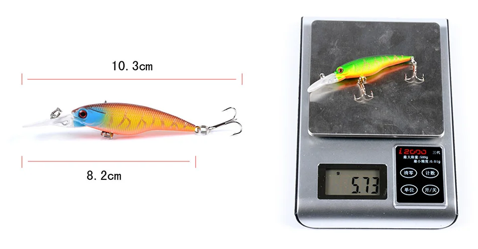 WDAIREN 1 шт. 80 мм 5,7 г воблер-Минноу для рыбалки жесткая рукоятка приманки искусственные рыболовные приманки бас рыболовные снасти для ловли щуки Pesca