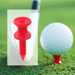 100 шт. 32 мм Портативный Пластик Гольф ногтей Ти для гольфа предел контактный Гольфист подарок Открытый Спорт гаджет мини красный Ти для