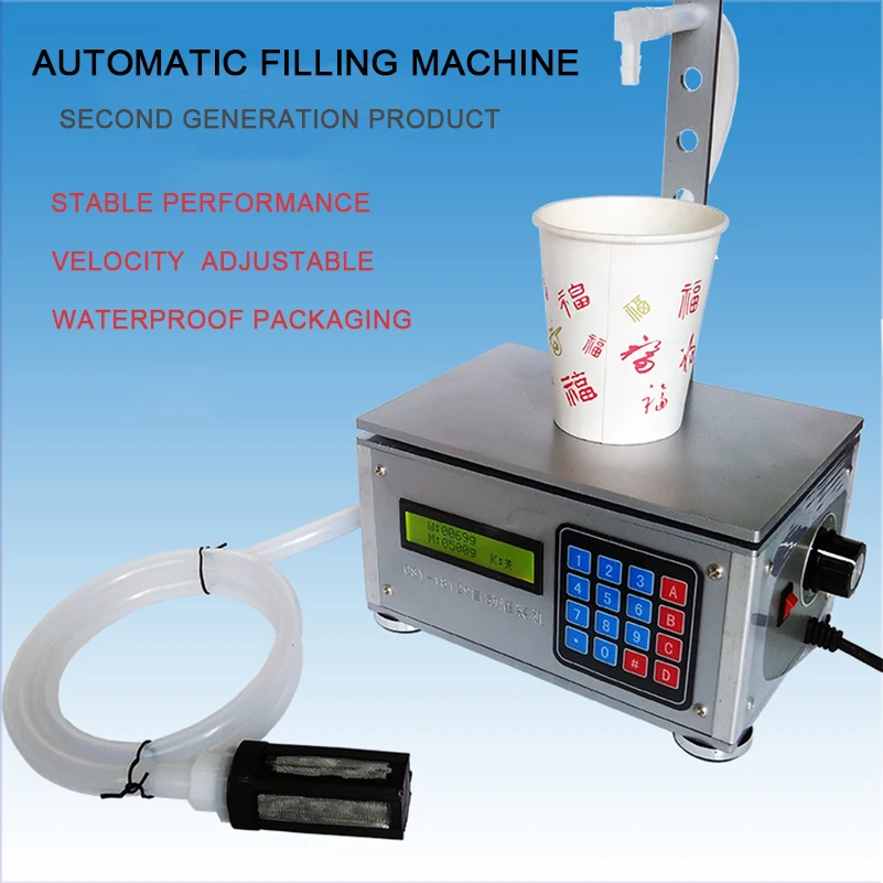 Small Automatic Numerical Control Liquid Filling Machine Drink Beverage
