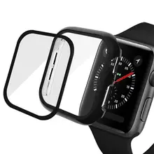 Защитный чехол для apple watch band apple watch 5 4 3 iwatch band 44 мм 40 мм 42 мм 38 мм PC Защитная крышка аксессуары для часов