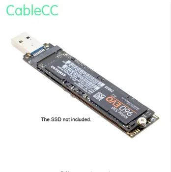 

2pcs/1pcs USB 3.0 to Nvme M-key M.2 NGFF SSD External PCBA Conveter Adapter Card Flash Disk Type
