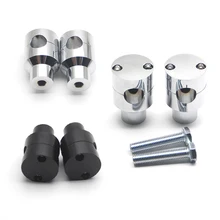 Для Harley Dyna Sportsters Softail V-Rod Steed Manga 25 мм круиз модифицированный руль фиксирующий сидящий фиксированный рукав черный хром