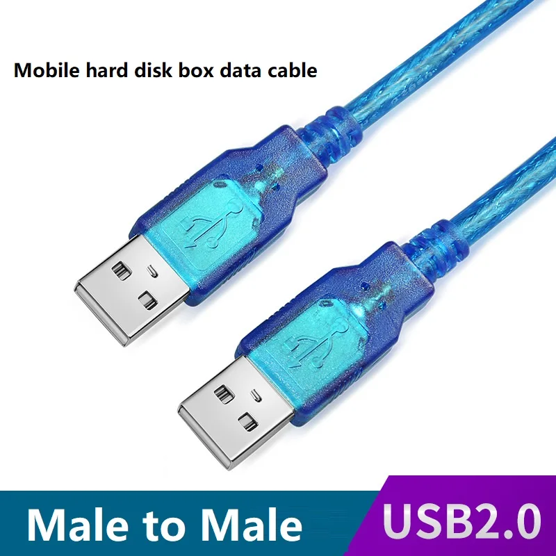 double male usb cable