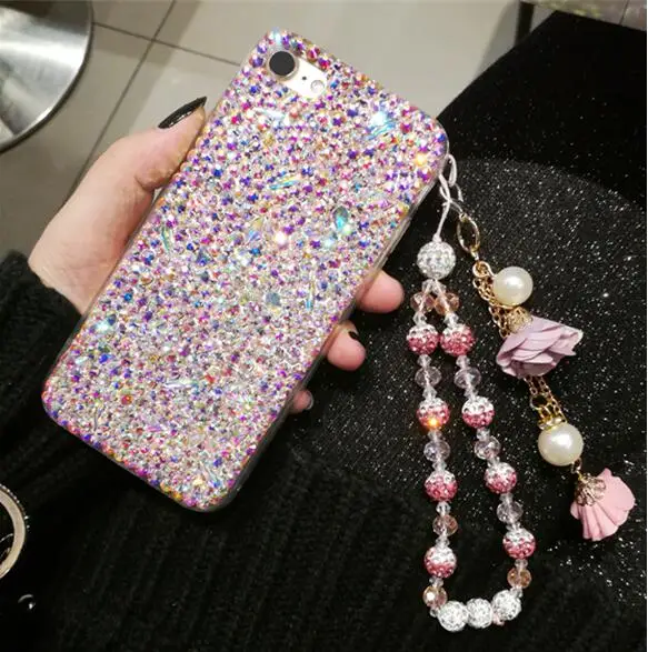 

Luxury Bling Full Rhinestone case For Xiaomi Redmi Note 2 3 4 5 6 3X 3S 4A 4X 5A 6A Pro 6X Prime Plus
