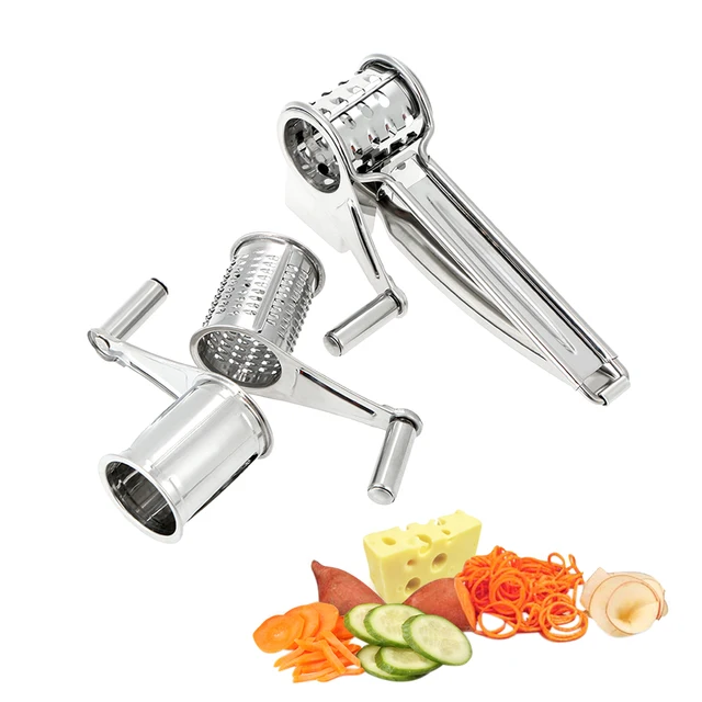 Buy Stainless Steel Manual Rotary Cheese Grater Slicer
