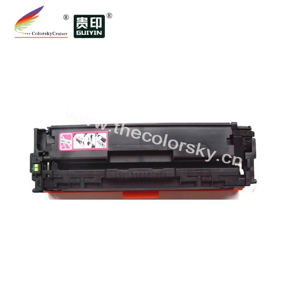 (CS-H540-543) совместимый тонер-картридж для hp 125a cb540a cb541a cp1515 cp1518ni cp1518 cm1312nfi mfp (2200/1400